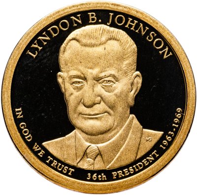 купить США 1 доллар 2015 S Линдон Бэйнс Джонсон (36-й президент)
