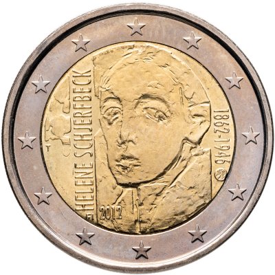 купить Финляндия 2 евро 2012 "150 лет со дня рождения Хелены Шерфбек"