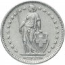 Купить Швейцария 2 франка (francs) 1968   без отметки монетного двора