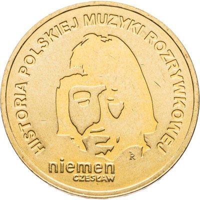 купить Польша 2 злотых 2009 "История польской музыки - Чеслав Немен"