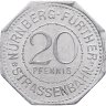 Купить Германия, Нюрнберг (нотгельды) 20 пфеннигов 1919