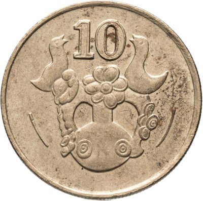 купить Кипр 10 центов (cents) 1994