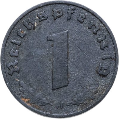 купить Германия, Третий рейх 1 рейхспфенниг 1940 J