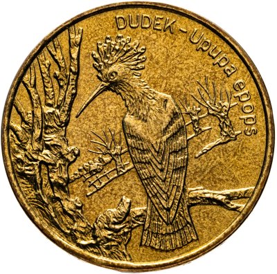 купить Польша 2 злотых (zlote) 2000 "Всемирная природа - Удод"