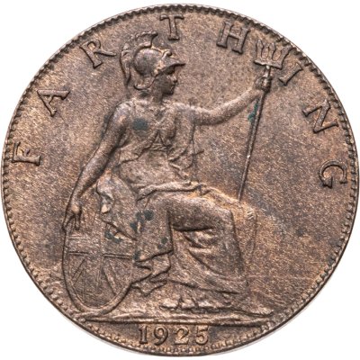 купить Великобритания 1 фартинг (farthing) 1925