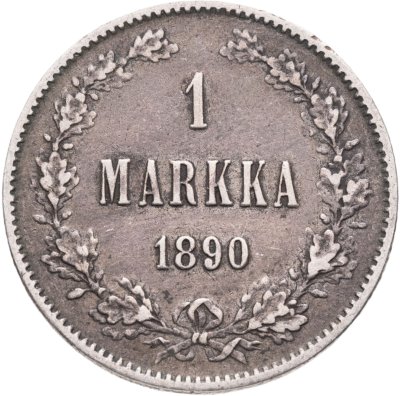 купить 1 марка 1890 L Российская Финляндия