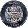 Купить Гайана 1000 долларов (dollars) 2005 "40 лет центральному банку Гайаны"