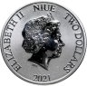 Купить Остров Ниуэ 2 доллара 2021 "Пираты Карибского моря"