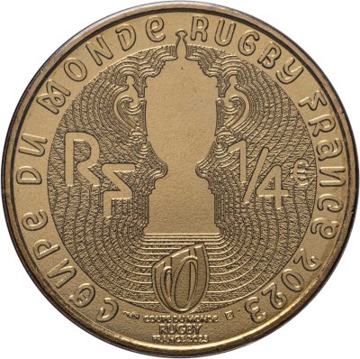 купить Франция 1/4 евро (euro) 2023 "Чемпионат мира по регби 2023 - Сборная Уэльса"