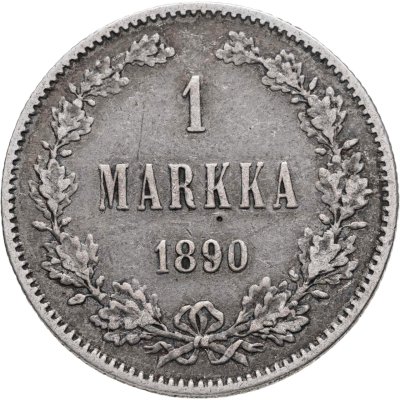 купить 1 марка 1890 L Российская Финляндия
