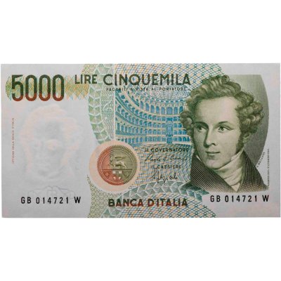 купить Италия 5000 лир 1985 (Pick 111b)