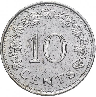 купить Мальта 10 центов 1972