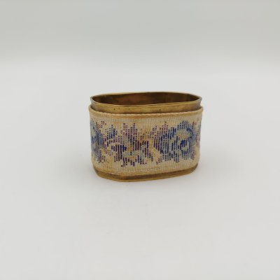 купить Салфеточное кольцо, латунь, ткань, латунь, ткань, Западная Европа, 1900-1930 гг.