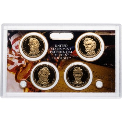 купить США Набор монет 1 доллар 2010 Proof "Президенты"