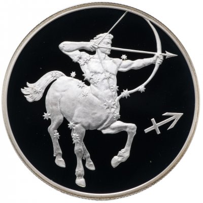 купить 2 рубля 2002 СПМД Proof "Знаки Зодиака - Стрелец"