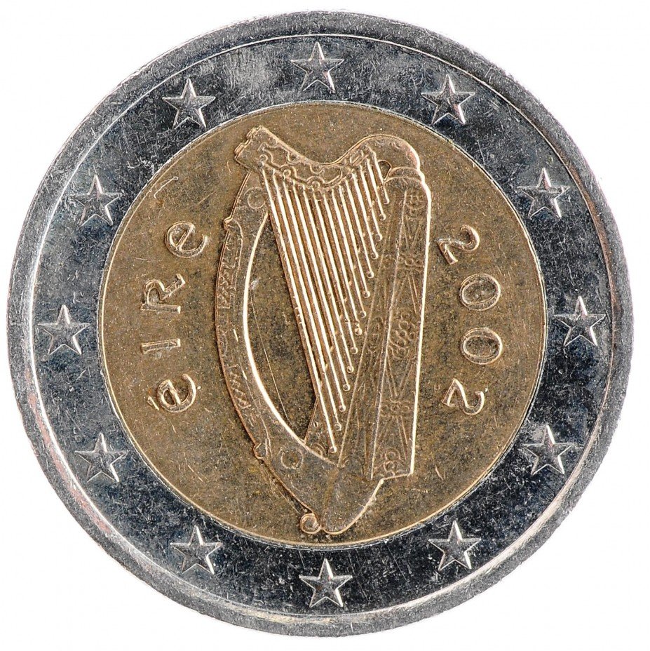 купить Ирландия 2 евро 2002
