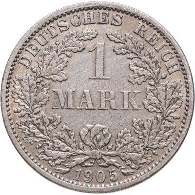 купить Германия 1 марка 1905 A знак монетного двора: "A" - Берлин