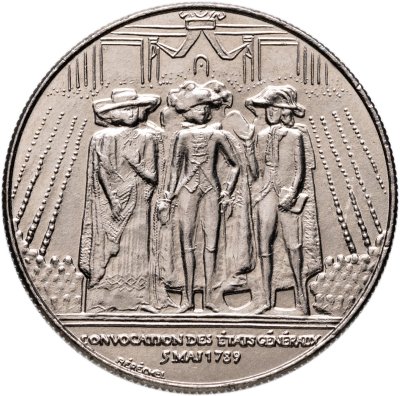 купить Франция 1 франк (franc) 1989 "200 лет Генеральных штатов"