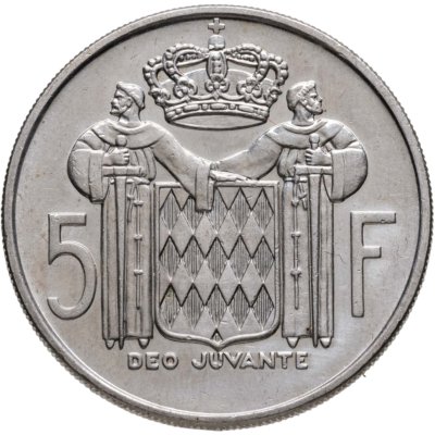 купить Монако 5 франков (francs) 1966