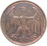 Купить Германия 4 рейхспфеннига (reichspfennig) 1932 F  знак монетного двора "F" — Штутгарт