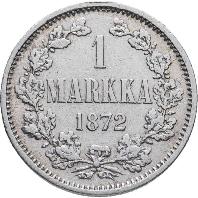 купить 1 марка 1872 S Российская Финляндия