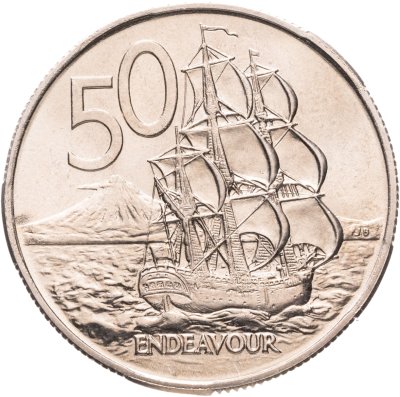 купить Новая Зеландия 50 центов (cents) 1971