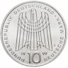 Купить Германия 10 марок 1999 "50 лет благотворительной организации SOS-Kinderdorfer" (J)
