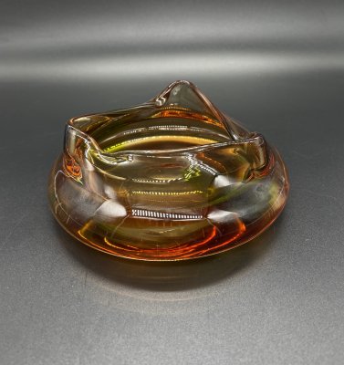 купить Пепельница разноцветная оригинальной формы, цветное стекло, Чехословакия, 1970-1980 гг.