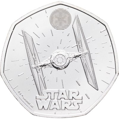 купить Великобритания 50 пенсов 2024 "Звездные войны. Имперский Истребитель TIE"
