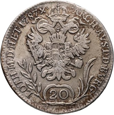 купить Австрия 20 крейцеров 1787