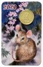 Купить Жетон СПМД Год мыши (крысы)+календарь .малый вариант вид 1. Лунный календарь.