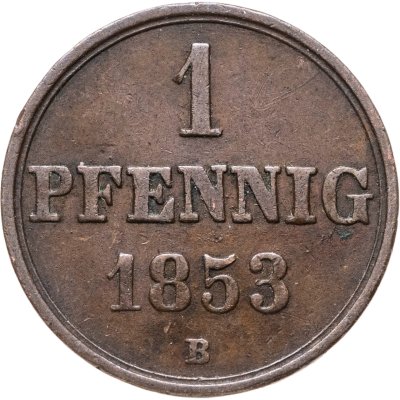 купить Ганновер 1 пфенниг 1853