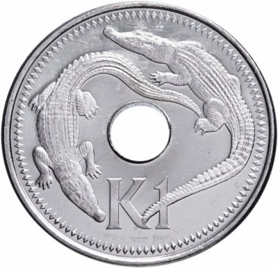купить Папуа-Новая Гвинея 1 кина 2004 Крокодил