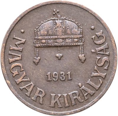 купить Венгрия 1 филлер (filler) 1931