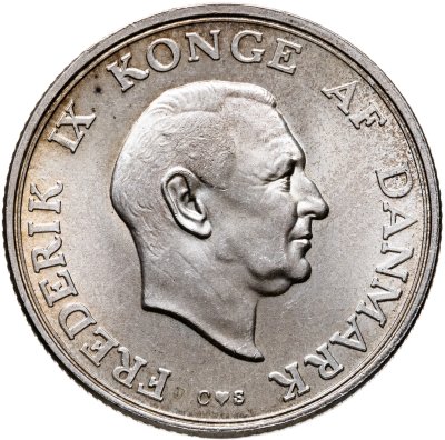 купить Дания 2 кроны (kroner) 1958 "18 лет принцессе Маргрете"