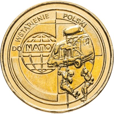 купить Польша 2 злотых (zlotе) 1999 Вступление Польши в НАТО
