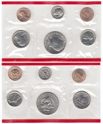 купить США годовой набор 1986 D (5 монет + жетон)