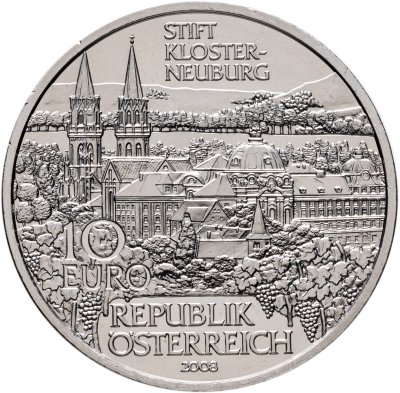 купить Австрия 10 евро (euro) 2008 Зеккаусское аббатство