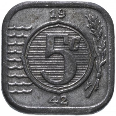 купить Нидерланды 5 центов (cents) 1942