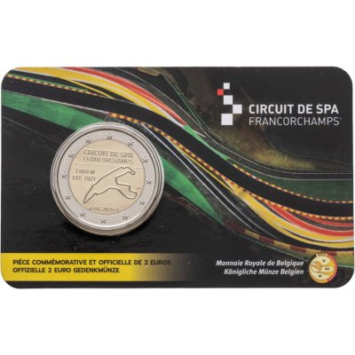 купить Бельгия 2 евро 2025 "Автотрасса Спа-Франкоршам" на французском языке