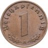 Купить Германия, Третий рейх 1 рейхспфенниг (reichspfennig) 1939, знак монетного двора А - Берлин