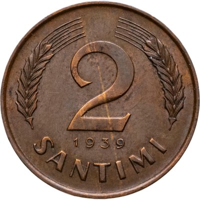 купить Латвия 2 сантима (santimi) 1939