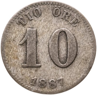 купить Швеция 10 эре 1887