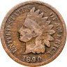 Купить США 1 цент (cent) 1890 Indian Head Cent