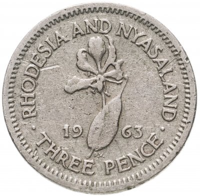 купить Родезия и Ньясаленд 3 пенса (pence) 1957 - 1964