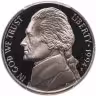 Купить США 5 центов (cents) 1994 S Proof "Jefferson Nickel (Джефферсон)" в слабе PCGS PR69