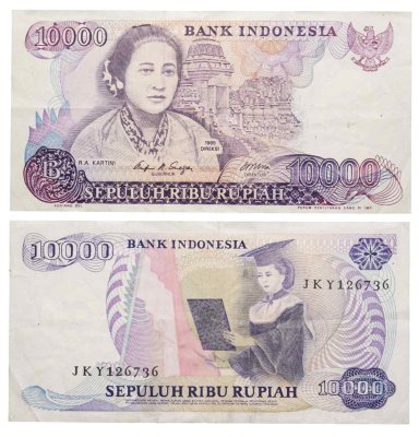 купить Индонезия 10000 рупий 1985 (Pick 126а)