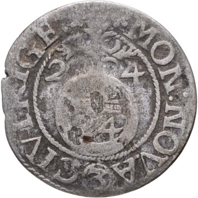 купить Шведская Ливония, г. Рига, 1/24 талера (полторак) 1624 г.