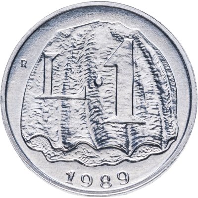 купить Сан-Марино 1 лира (lira) 1989 "Шестнадцать веков истории"