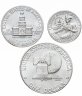 Купить США набор из 3 серебряных монет 1976 года "200 лет независимости США"